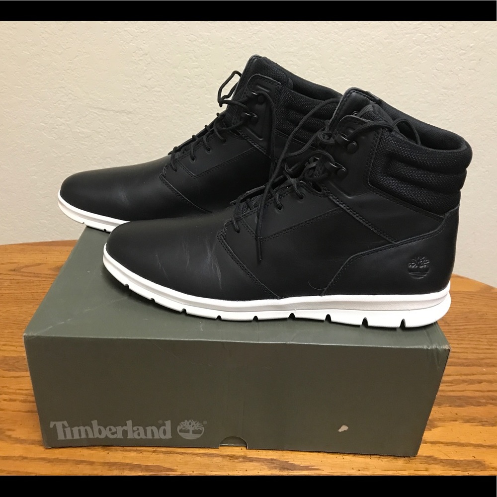 Timberland Graydon Sneak Boot Black White Size 13
